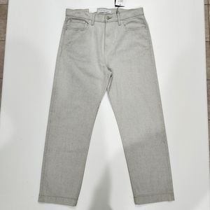 CALVIN KLEIN JEANS TYSON NATURAL RELAXED FIT WIDE LEG GRAY SIZE 34x30 NWT